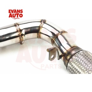 Tubo de Escape de Acero Inoxidable para <span class=keywords><strong>BMW</strong></span> M57N2 <span class=keywords><strong>335D</strong></span> E90 E91 E92 535D <span class=keywords><strong>E60</strong></span> E61 635D E63 E64 X3 E83 X5 E70 X6 E71 de 2.75'' - Product Image 3