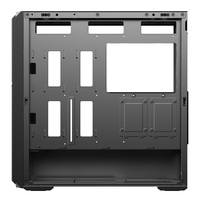 AntarcChill Computer Tower Case New Design ARGB Panel Gaming Case Stripe Front ATX/Micro-ATX/ITX Tempered Glass Aluminum Alloy