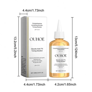 Ouhoe กรดไกลโคลิก7% ลบปากปิดสิวเพิ่มความชุ่มชื้นปรับปรุงสภาพผิวคืนความอ่อนเยาว์และโทนเนอร์ - Product Image 2