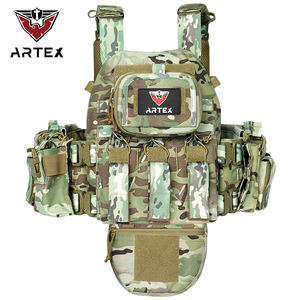 Chaleco Táctico Artex 1000D de Poliéster con Liberación Rápida, Camuflaje, Seguridad, Modular, Ajustable, Molle, Entrenamiento - Product Image 1