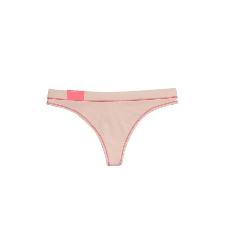 Shopfiy fornitore amazon tessuto di nylon intimo stringa mutandine perizoma da donna commercio biancheria intima da donna in materiale organico