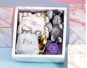 Juego de Regalo Promocional de Alta Calidad: Taza de Cerámica, Cuchara, Toalla, Conejito de Peluche y Jabón para Uso Diario - Product Image 2