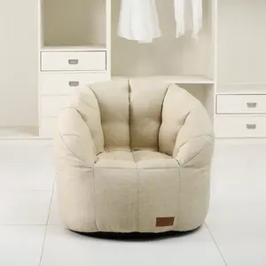Meuble en tissu de coton et lin style <span class=keywords><strong>marocain</strong></span>, chaise, sac à haricots, mobilier de salon - Product Image 1