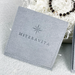 Custom logo Jewelry Bags Display Packaging Pouch Velvet <b>Envelope</b> Jewellery Pouch <b>Gift</b> Bags Microfiber Jewelry Pouch for Rings - Product Image 4
