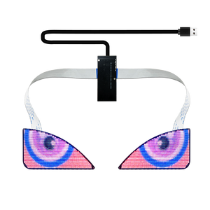 Motorbike Riding Backpack Eyes <strong>Led</strong> <strong>Display</strong> for Backpack Smart App <strong>Programmable</strong> Eye Animations Light <strong>Led</strong> Pcb <strong>Board</strong> for Cars Bags - Product Image 4