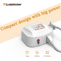 Perangkat Penghilang Bulu Laser NdYag Portabel dengan Daya 800W/1200W untuk Penggunaan Komersial, Peremajaan & Pengencangan Kulit