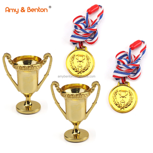 ชุดมินิถ้วยรางวัลและรางวัลถ้วยพลาสติกถ้วยรางวัลเหรียญทองเหรียญทองเหรียญทองเหรียญรางวัลเกมการแข่งขันรางวัล - Product Image 5