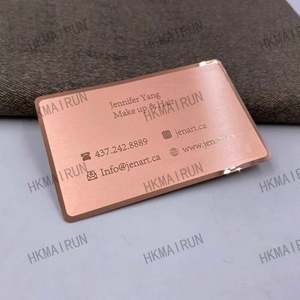 Carte de produit en métal de qualité supérieure avec gaufrage à prix avantageux - Product Image 5