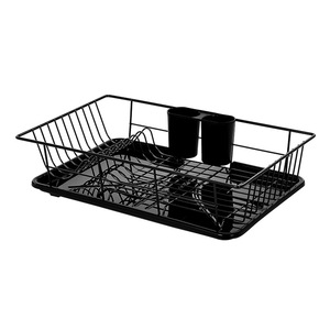 Customized Metal Dish <b>Rack</b> With Tray Quick Dry Square Sink Countertop Storage Bowl <b>Plate</b> Cup <b>Rack</b> - Product Image 5
