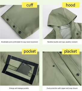 <span class=keywords><strong>Veste</strong></span> <span class=keywords><strong>de</strong></span> <span class=keywords><strong>pluie</strong></span> à capuche respirante en PVC <span class=keywords><strong>pour</strong></span> femmes |   Manteau <span class=keywords><strong>de</strong></span> <span class=keywords><strong>pluie</strong></span> portable pliable imperméable <span class=keywords><strong>pour</strong></span> les voyages et le cyclisme - Product Image 4