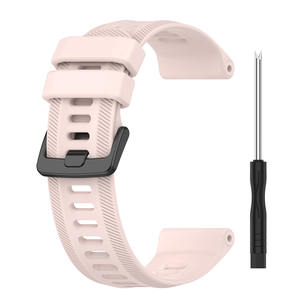 <span class=keywords><strong>Bracelet</strong></span> de remplacement en silicone coloré pour <span class=keywords><strong>Garmin</strong></span> Forerunner <span class=keywords><strong>955</strong></span> Smartwatch <span class=keywords><strong>Bracelet</strong></span> en caoutchouc de sport à l'épreuve des chandails - Product Image 6