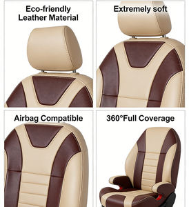 Fundas de Asiento de Coche de Cuero NAPA Personalizadas para A7 K5, Juego Completo, Duraderas, Cómodas, para Todas las Estaciones, Accesorios de <span class=keywords><strong>Interior</strong></span> de Coche de Lujo - Product Image 4