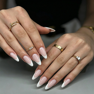 <span class=keywords><strong>Uñas</strong></span> Postizas Cortas con Diseño Patriótico Rojo, Blanco y <span class=keywords><strong>Azul</strong></span>, Reutilizables, <span class=keywords><strong>de</strong></span> ABS, con Logotipo Personalizado, MOQ Bajo, Venta al Por Mayor - Product Image 6