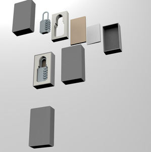 Nouveau design, <span class=keywords><strong>cadenas</strong></span> <span class=keywords><strong>à</strong></span> combinaison <span class=keywords><strong>à</strong></span> 4 chiffres en alliage de zinc, serrure de bagage sans clé avec mot de passe modifiable, <span class=keywords><strong>prix</strong></span> d'usine - Product Image 4