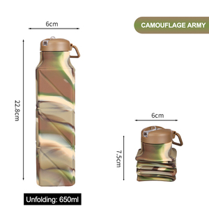 Tùy chỉnh nhiệt độ cao Silicone chống đóng mở chai nước du lịch ngoài trời cắm trại thể thao drinkware an toàn tráng - Product Image 6