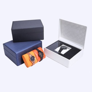 High End Luxury PU Man Smart <b>Watch</b> Organizer Box New Design PU Leather Single <b>Watch</b> Package Storage Show <b>Case</b> - Product Image 6