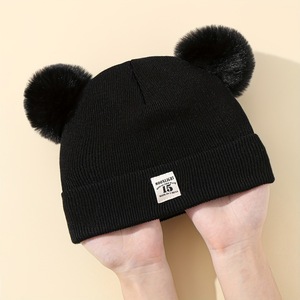 Gorros de Otoño e Invierno para Bebés Recién Nacidos de 0 a 12 Meses, con Diseño de Doble Capa - Product Image 6