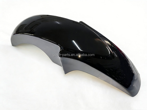 Garde-boue arrière WANOU CG150 en plastique ABS noir pour moto, <span class=keywords><strong>protection</strong></span> avant contre la boue - Product Image 3