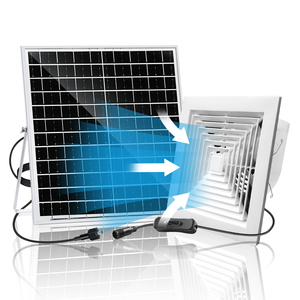 OEM ODM Anpassbarer Wasserdichter 12V Bürstenloser DC Solarbetriebener Deckenventilator für Badezimmer Küche CE RoHS - Product Image 1
