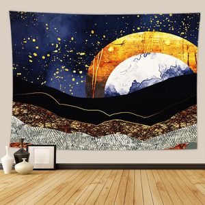 <span class=keywords><strong>Tenture</strong></span> <span class=keywords><strong>murale</strong></span> tapisserie série <span class=keywords><strong>soleil</strong></span> <span class=keywords><strong>lune</strong></span> dortoir décoration Hippie Mandala psychédélique salon chambre fond tapisserie - Product Image 4