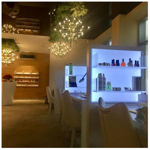 Diseño <span class=keywords><strong>de</strong></span> estudio <span class=keywords><strong>de</strong></span> belleza Muebles <span class=keywords><strong>de</strong></span> salón <span class=keywords><strong>de</strong></span> manicura Muebles <span class=keywords><strong>de</strong></span> barra <span class=keywords><strong>de</strong></span> <span class=keywords><strong>uñas</strong></span> Oro Rosa Moderno Personalizado 1 Juego 3 años Pintura o madera - Product Image 3