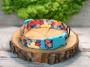 Personalizado-4 patrones florales, collar de cachorro personalizado con diseño de flor único, collar de niña lindo, collares de perro grabados - Product Image 4