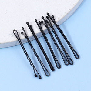 Pasadores <span class=keywords><strong>de</strong></span> Pelo Metálicos Negros Básicos con Logotipo Personalizado, Accesorios para el Cabello, Pasadores <span class=keywords><strong>de</strong></span> Pelo para Mujer - Product Image 3