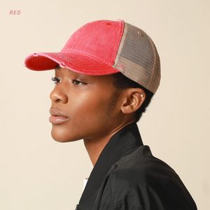 Gorra Trucker Premium de Malla Lavada para Uso Diario, Sin Estructura, Teñida con Pigmentos, Ajustable, para Exteriores, Común - Product Image 5
