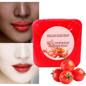 Jabón Vegano Aclarante para la Piel, Jabón Blanqueador Natural y Orgánico Hecho a Mano con Tomate - Product Image 1