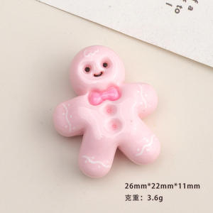 Résine rose thème de noël dessin animé bricolage résine accessoires crème poudre Animal Gel pince à cheveux indésirable coque de téléphone <span class=keywords><strong>boucle</strong></span> de chaussure - Product Image 6