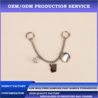 OEM/ODM Zilveren Fruit Tas Charm Ketting Groothandel Schattige Meloen Appel Portemonnee Riempje Verlengstuk Handtas Hangertje Boetiek Accessoires