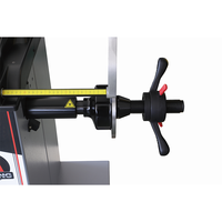 Équipement de réglage d'équilibrage de roue de voiture à entrée manuelle économique