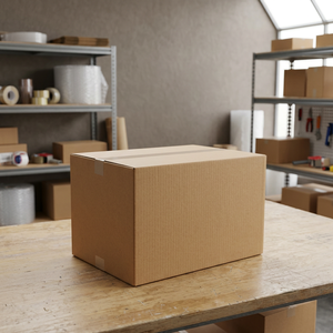 Boîtes en carton ondulé rigide à double paroi écologiques, en kraft brun, pour l'emballage, l'expédition et le déménagement de boissons en vrac - Product Image 2