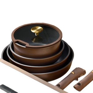 Non-Stick Ceramic <b>Cookware</b> <b>Set</b> 21 Piece Kitchen Flat Bottom Oven Safe Multi Functional - Product Image 5