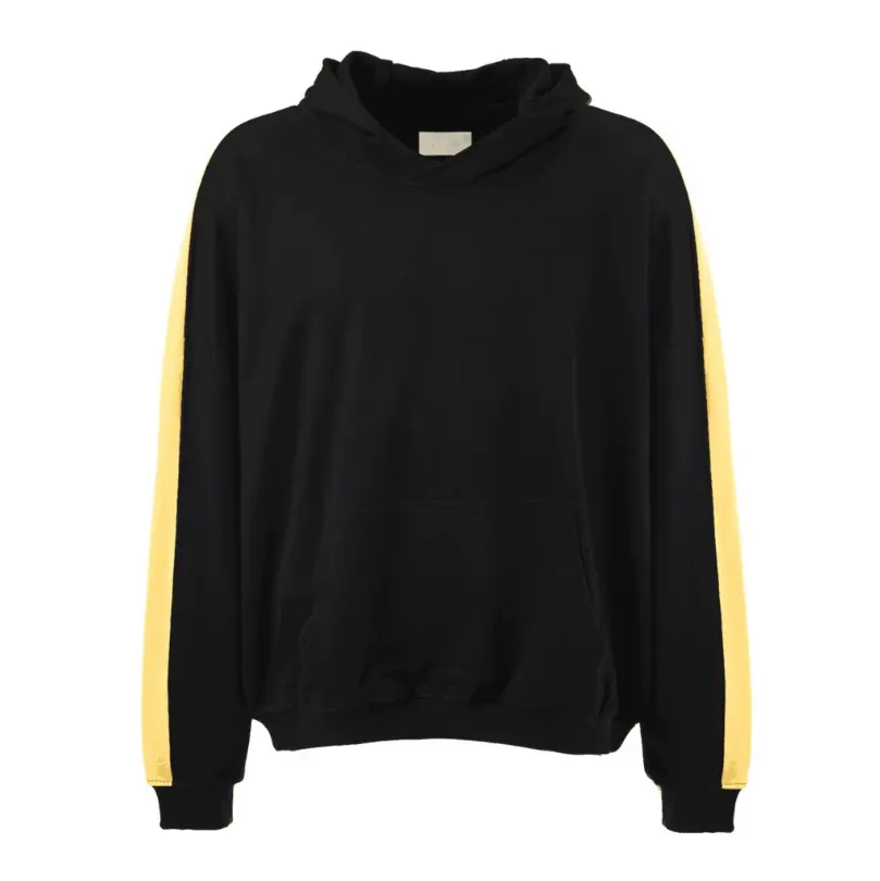 China manufacturer new hoodie black and yellow hoodie men winter wear