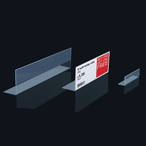 ป้ายอะคริลิคติดชั้นวางสินค้าซุปเปอร์มาร์เก็ต PVC - Product Image 2