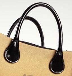 Sacs à main en <span class=keywords><strong>cuir</strong></span>, sangles, ceintures, bricolage, sacs à main de remplacement, poignée, accessoire PU noir, forme ronde, couture - Product Image 6