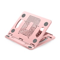 Support ergonomique réglable en hauteur en ABS pour ordinateur portable Support pliable pour ordinateur portable