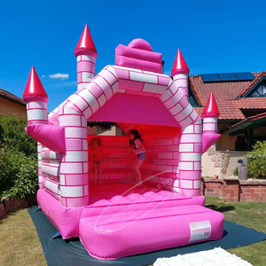 Alquiler <span class=keywords><strong>de</strong></span> fiesta Casa <span class=keywords><strong>de</strong></span> rebote <span class=keywords><strong>de</strong></span> caballero Rosa castillo inflable con forma <span class=keywords><strong>de</strong></span> palacio a la <span class=keywords><strong>venta</strong></span> - Product Image 2