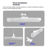Ampoule LED E27 à vis longue bande de protection des yeux économie d'énergie AC aluminium Full HD ménage chambre intégrée garantie de 2 ans