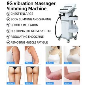 Macchina verticale di bellezza a pressione negativa G8 strumento di bellezza a doppia funzione di vibrazione per la cura del corpo massaggiatore con tazza - Product Image 3