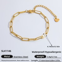 Créez votre propre collier à breloques DIY avec breloque emblématique en forme de trombone, cadeau de bijoux, collier à maillons faits main en or 18 carats pour femme