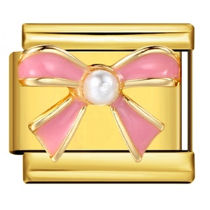 Nueva Pulsera de Acero Inoxidable Electrochapada con Diseño de Goteo de Aceite DIY, Estilo Italiano, Modular y de Eslabones Elásticos - Product Image 6