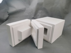 Nhiệt độ cao 1200C 1400C 1700c vật liệu chịu lửa alumina lò sợi gốm buồng nóng mô-đun sưởi ấm cho lò múp - Product Image 2