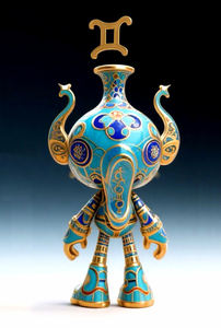 Immaterielle kulturelle Schöpfung Cloi sonne Const ellation Ornamente Wassermann - Product Image 4