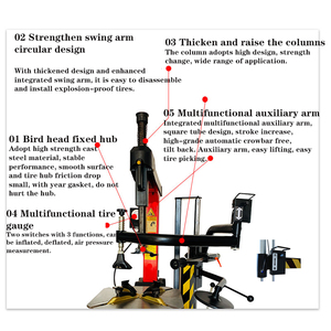 Équipement de réparation Outils Utiliser des outils Machine de réparation Voiture Changeur de <span class=keywords><strong>pneu</strong></span> automatique - Product Image 4