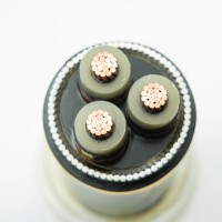 Yjv 26/35kV 70mm² Kupferkern XLPE-Isoliert PVC/PE-Ummantelt Armiertes Stromkabel Mittelspannungskabel
