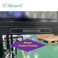 Tableau blanc interactif infrarouge LED 65 pouces, résolution 4K, multi-touch, avec interface USB