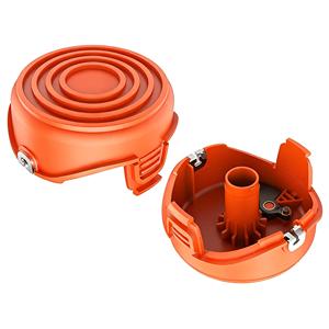 Paquete de 2 cabezales de hilo para recortadora RC-65-P 90517175 A6442-XJ, tapa de repuesto para bobina, compatible con BLACK & DECKER GH710 GH700 GH750 DF-065-BKP - Product Image 1