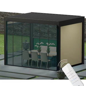 Fabricación Marco de metal Gazebo Jardín Gazebo de <span class=keywords><strong>hierro</strong></span> <span class=keywords><strong>forjado</strong></span> Gazebo prefabricado Pergula Pérgola de aluminio - Product Image 6